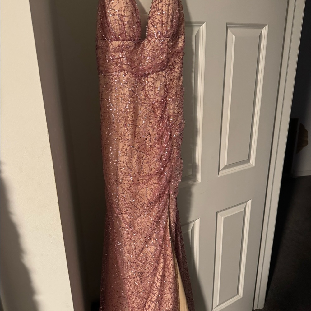 Camille La Vie Rose Sequin Prom Dress